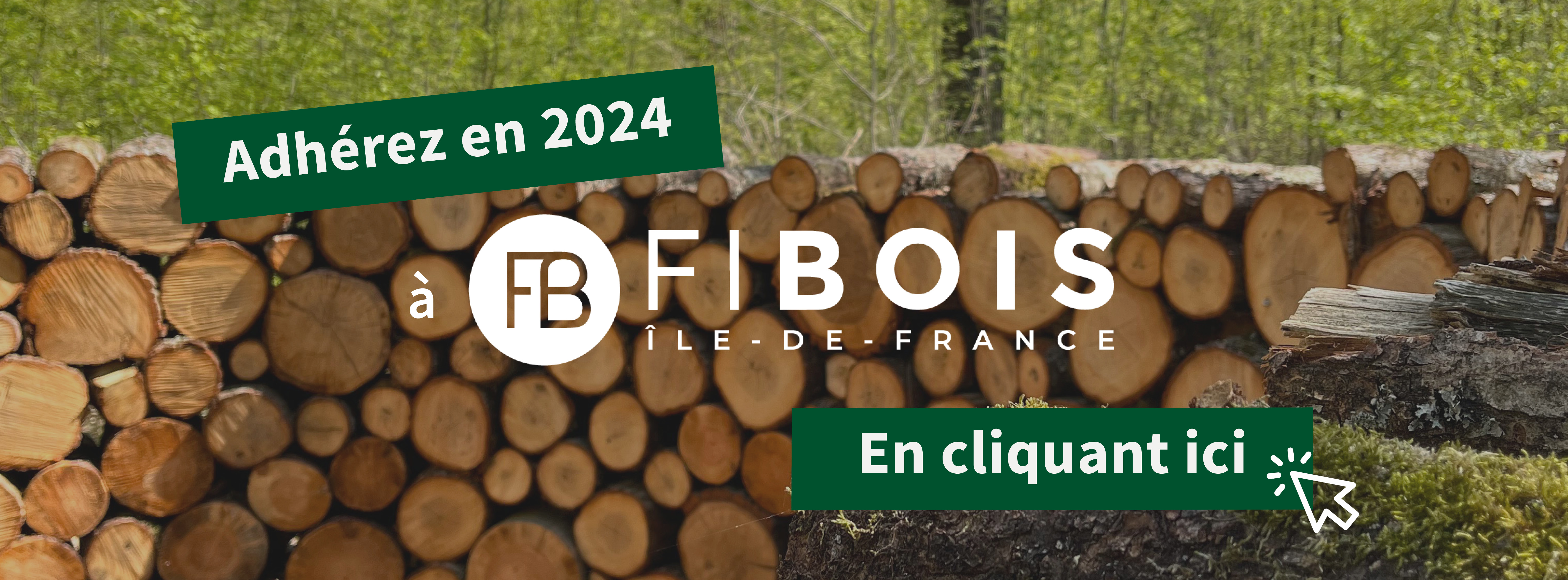 Adhérez à Fibois Île-de-France pour l'année 2024